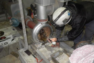 摩耗量測定（ライナリング）